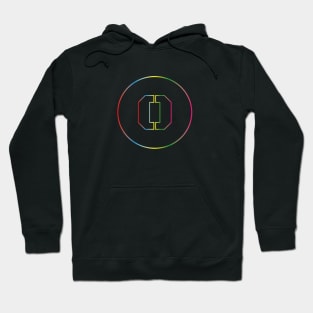 letter O colorful design Hoodie